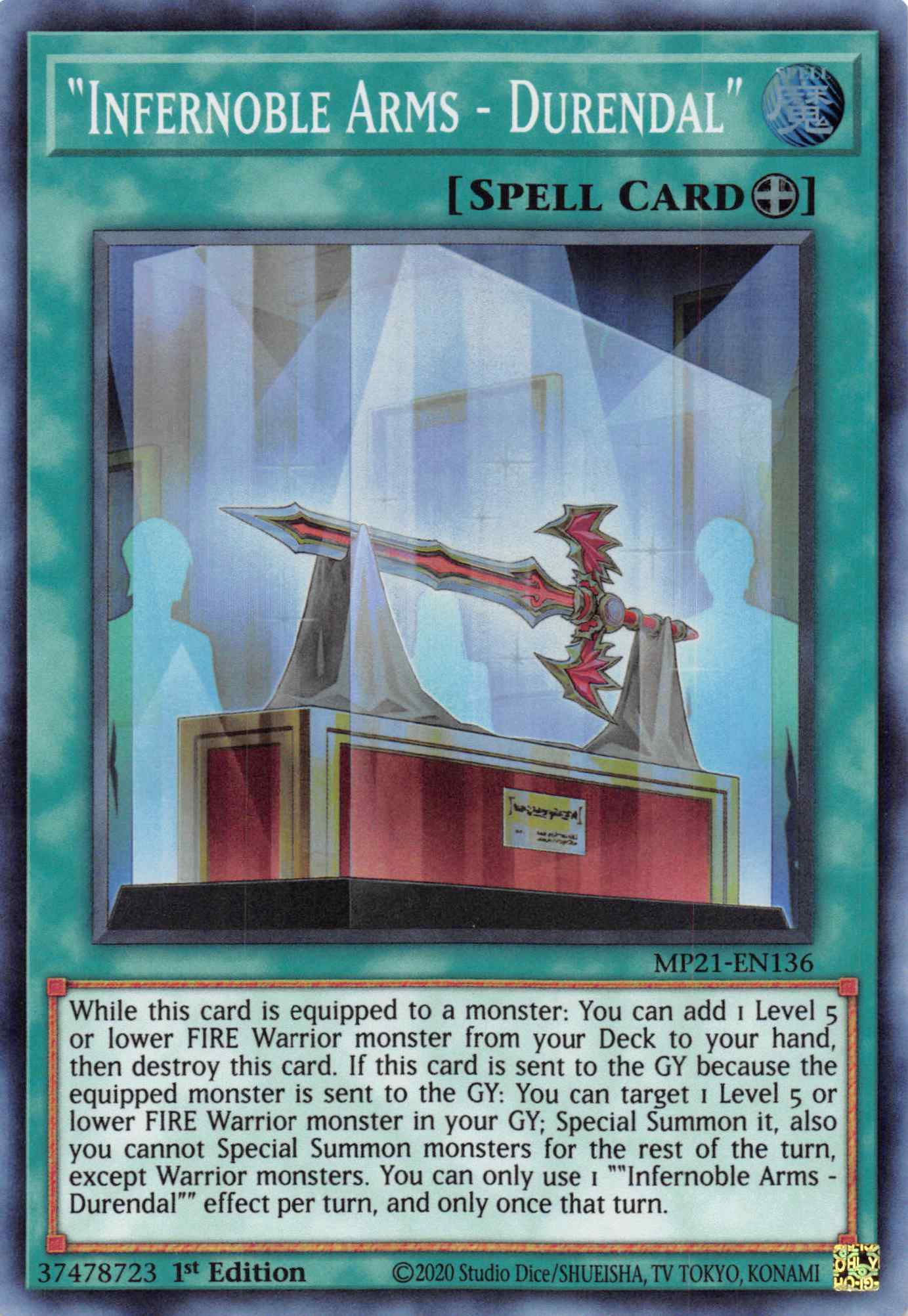 Infernoble Arms - Durendal [MP21-EN136] Super Rare | Card Merchant Takapuna
