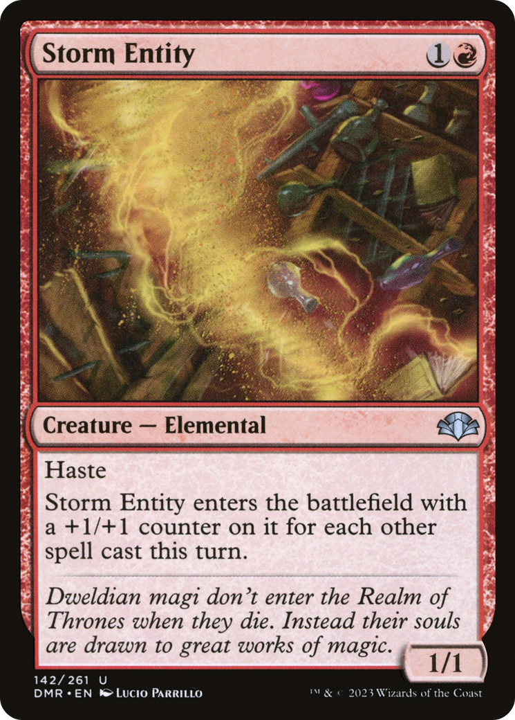 Storm Entity [Dominaria Remastered] | Card Merchant Takapuna