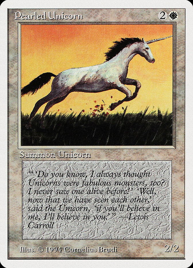 Pearled Unicorn [Summer Magic / Edgar] | Card Merchant Takapuna