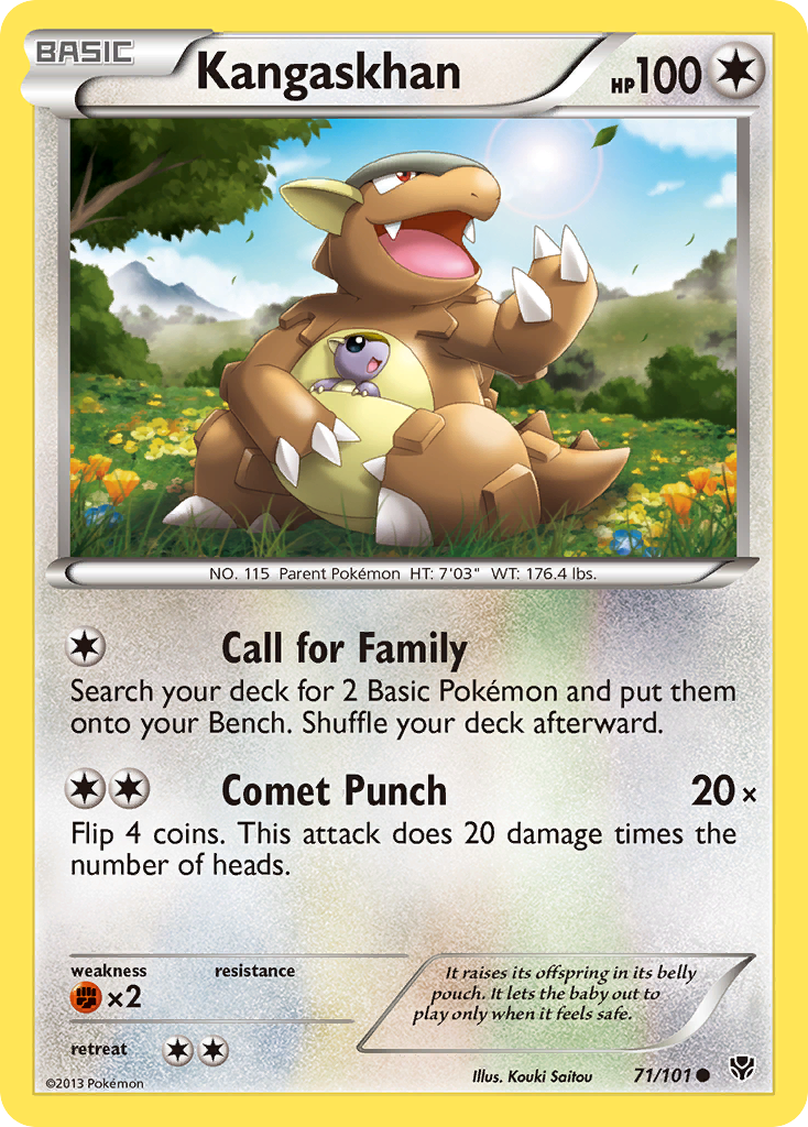 Kangaskhan (71/101) [Black & White: Plasma Blast] | Card Merchant Takapuna