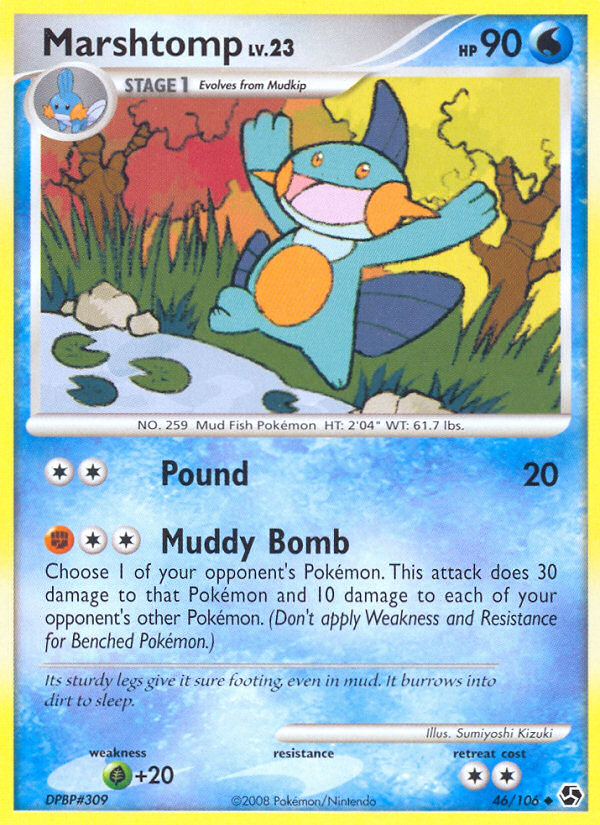 Marshtomp (46/106) [Diamond & Pearl: Great Encounters] | Card Merchant Takapuna