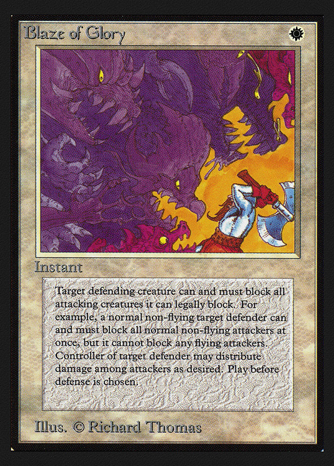 Blaze of Glory [Collectors' Edition] | Card Merchant Takapuna