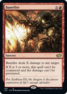 Banefire [Jumpstart 2022] | Card Merchant Takapuna