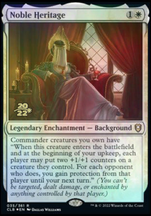 Noble Heritage [Commander Legends: Battle for Baldur's Gate Prerelease Promos] | Card Merchant Takapuna