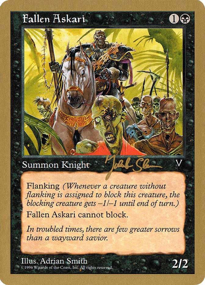 Fallen Askari (Jakub Slemr) [World Championship Decks 1997] | Card Merchant Takapuna