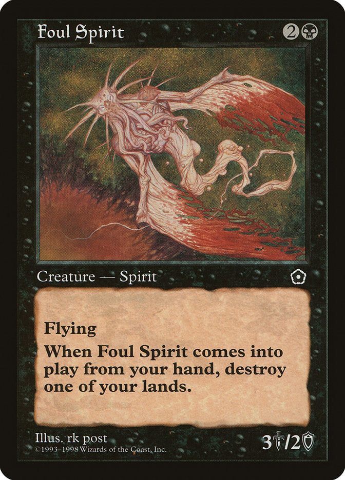Foul Spirit [Portal Second Age] | Card Merchant Takapuna