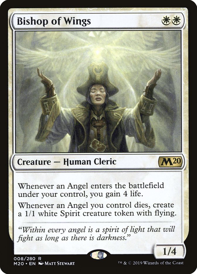Bishop of Wings [Core Set 2020] | Card Merchant Takapuna