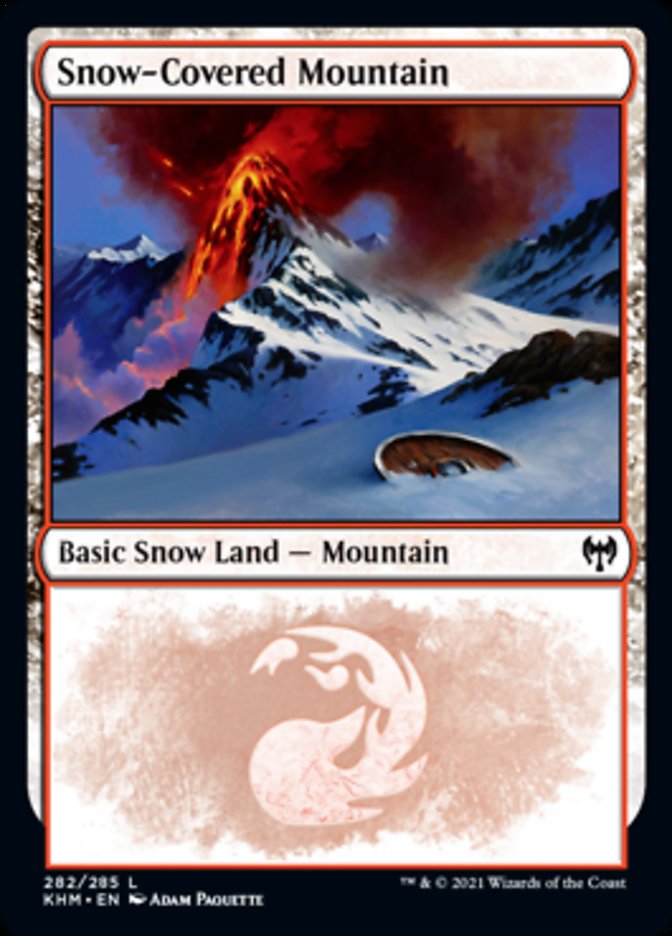 Snow-Covered Mountain (282) [Kaldheim] | Card Merchant Takapuna