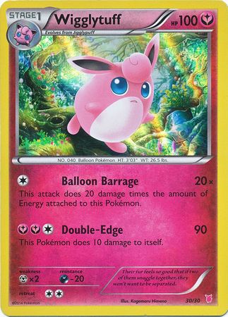 Wigglytuff (30/30) [XY: Trainer Kit 1 - Wigglytuff] | Card Merchant Takapuna