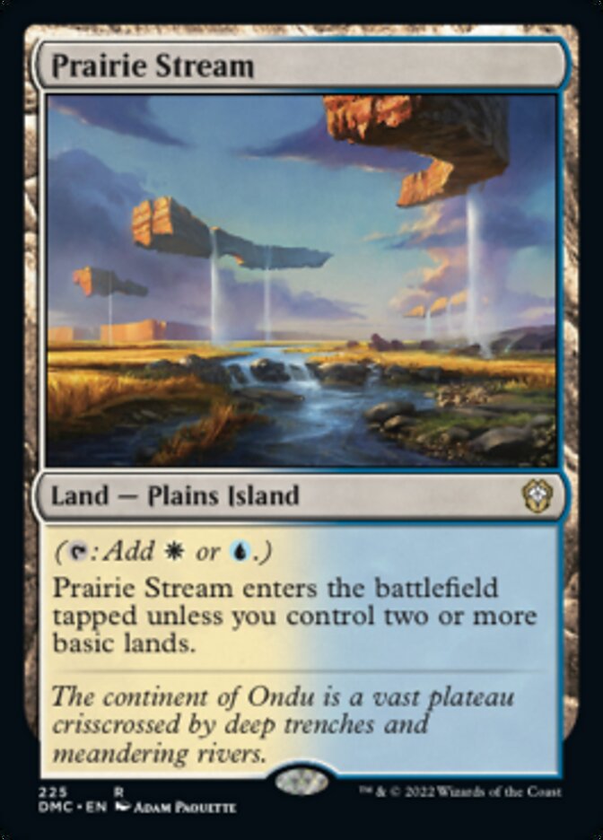 Prairie Stream [Dominaria United Commander] | Card Merchant Takapuna