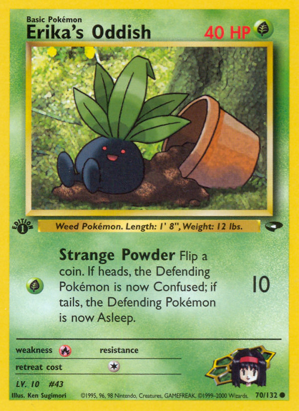 Erika's Oddish (70/132) [Gym Challenge 1st Edition] | Card Merchant Takapuna