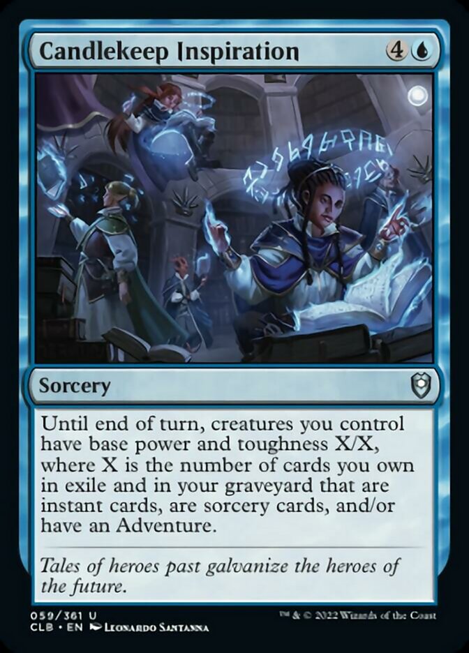 Candlekeep Inspiration [Commander Legends: Battle for Baldur's Gate] | Card Merchant Takapuna