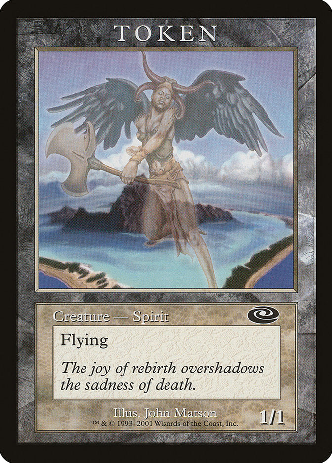 Spirit Token [Magic Player Rewards 2001] | Card Merchant Takapuna