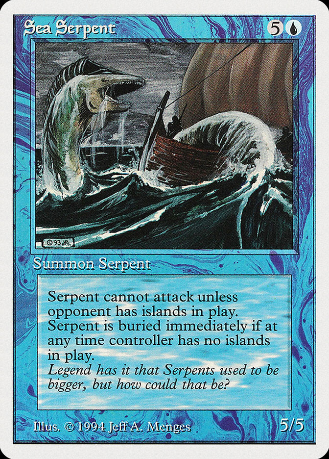 Sea Serpent [Summer Magic / Edgar] | Card Merchant Takapuna