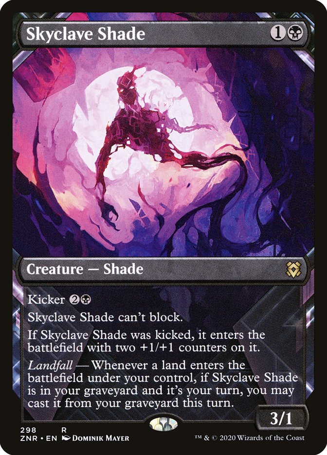 Skyclave Shade (Showcase) [Zendikar Rising] | Card Merchant Takapuna