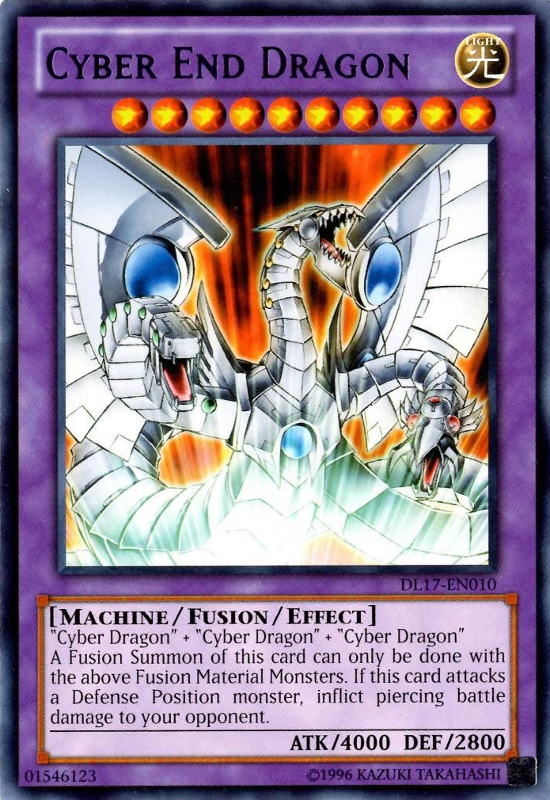 Cyber End Dragon (Purple) [DL17-EN010] Rare | Card Merchant Takapuna