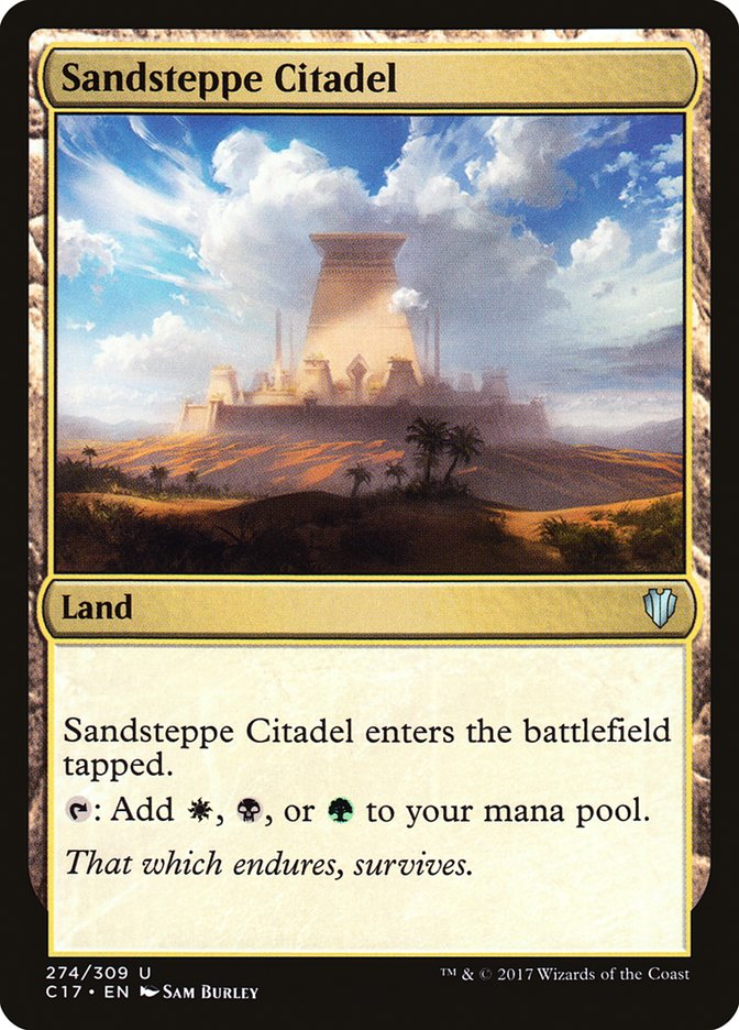 Sandsteppe Citadel [Commander 2017] | Card Merchant Takapuna