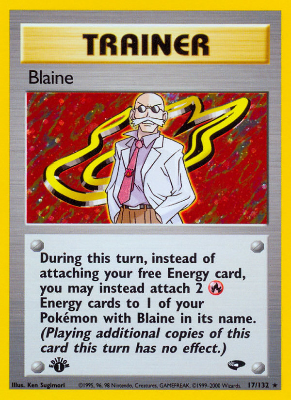 Blaine (17/132) [Gym Challenge 1st Edition] | Card Merchant Takapuna