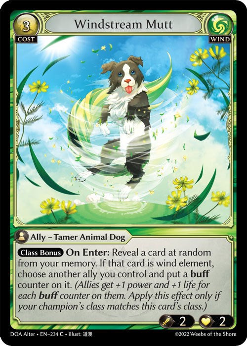 Windstream Mutt (234) [Dawn of Ashes: Alter Edition] | Card Merchant Takapuna