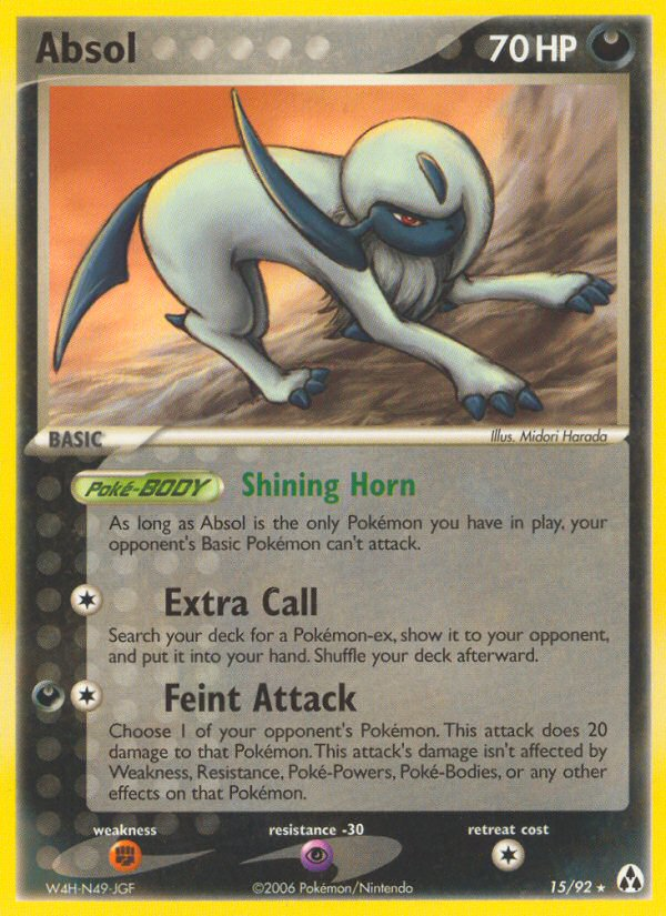 Absol (15/92) [EX: Legend Maker] | Card Merchant Takapuna