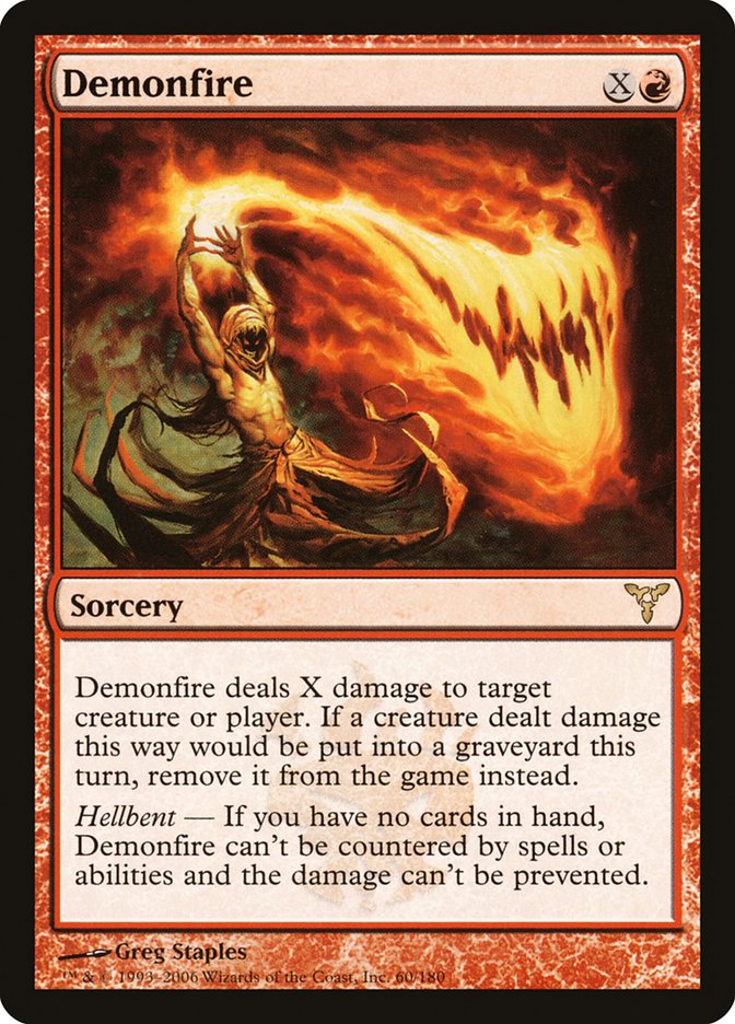 Demonfire [Dissension] | Card Merchant Takapuna