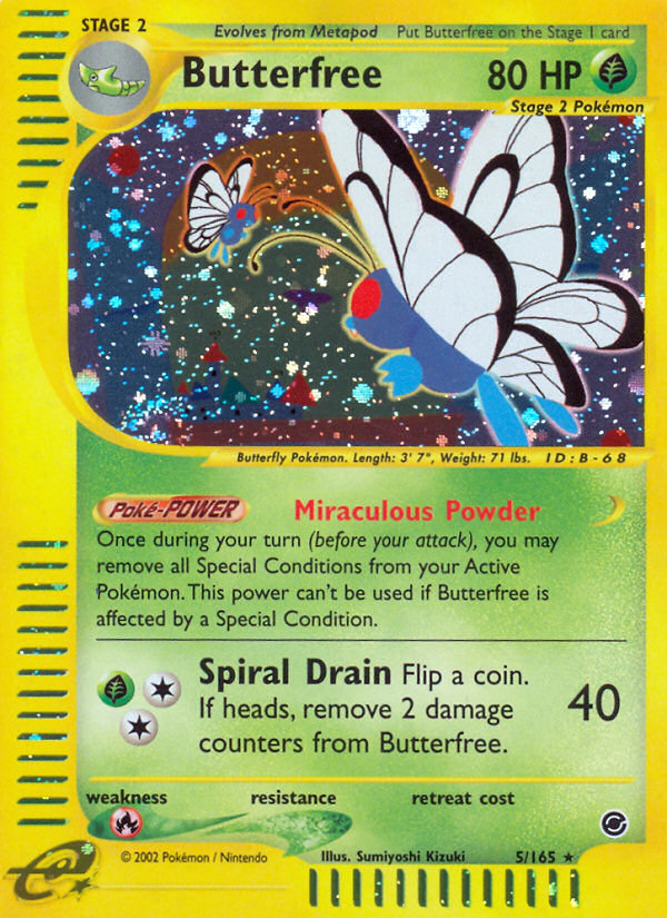 Butterfree (5/165) [Expedition: Base Set] | Card Merchant Takapuna