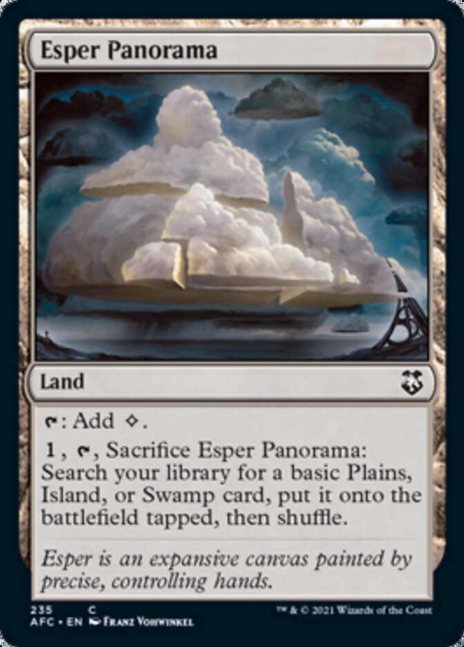 Esper Panorama [Dungeons & Dragons: Adventures in the Forgotten Realms Commander] | Card Merchant Takapuna