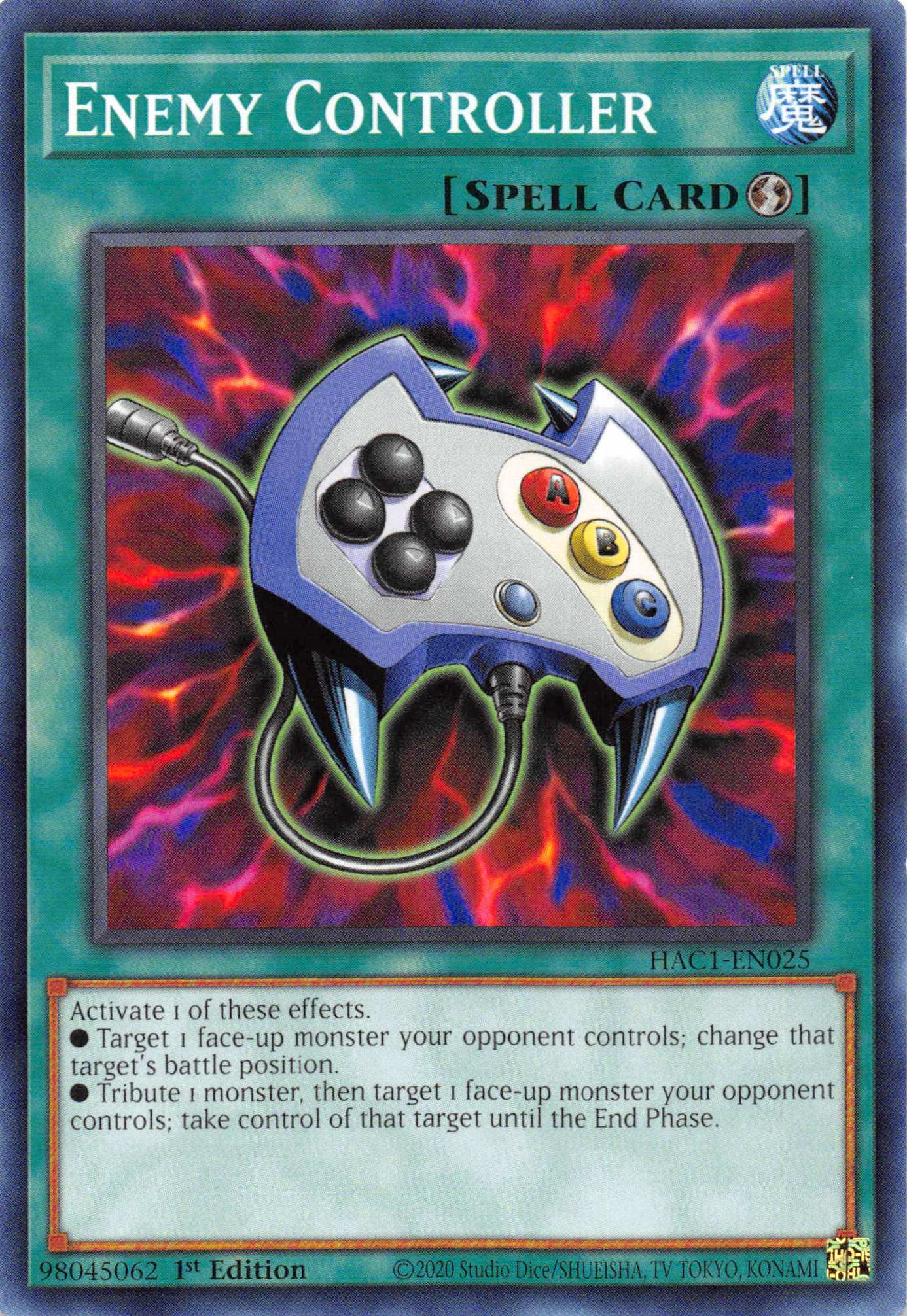 Enemy Controller [HAC1-EN025] Common | Card Merchant Takapuna