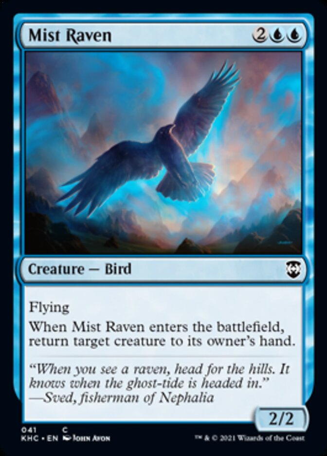 Mist Raven [Kaldheim Commander] | Card Merchant Takapuna