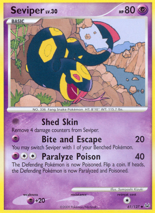 Seviper (61/127) [Platinum: Base Set] | Card Merchant Takapuna