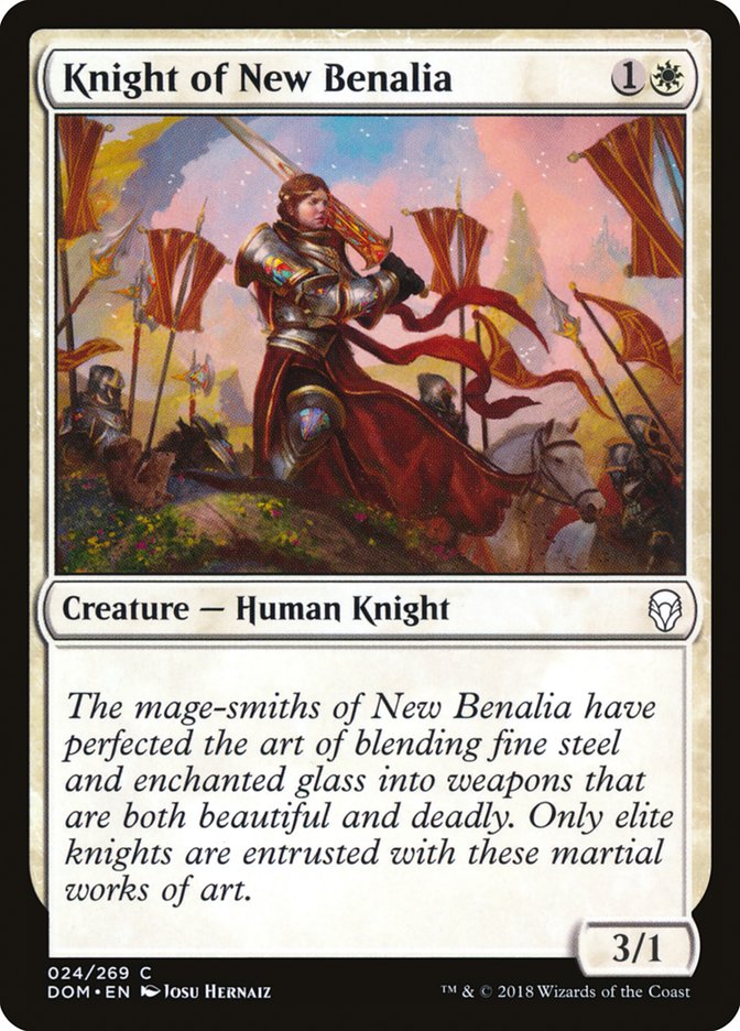 Knight of New Benalia [Dominaria] | Card Merchant Takapuna