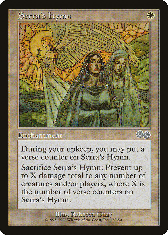 Serra's Hymn [Urza's Saga] | Card Merchant Takapuna