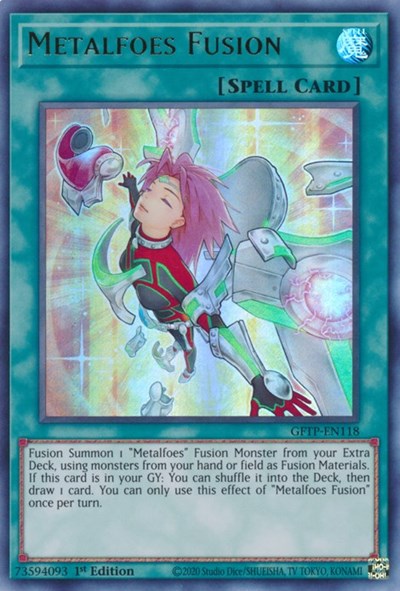 Metalfoes Fusion [GFTP-EN118] Ultra Rare | Card Merchant Takapuna