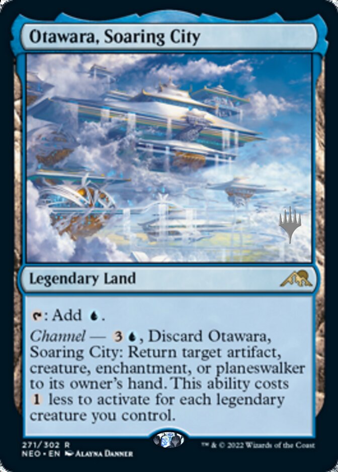 Otawara, Soaring City (Promo Pack) [Kamigawa: Neon Dynasty Promos] | Card Merchant Takapuna