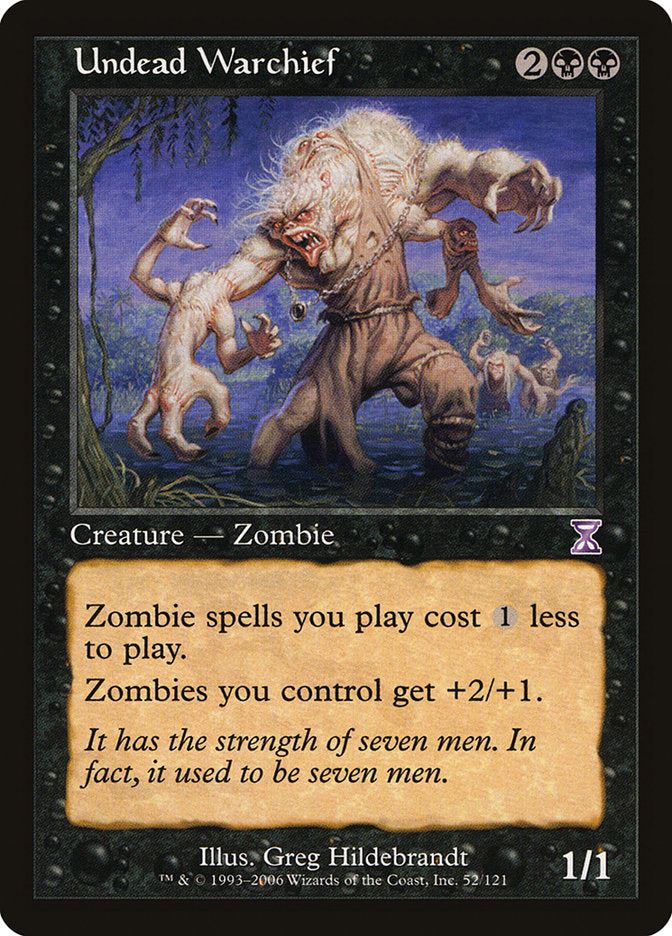 Undead Warchief [Time Spiral Timeshifted] | Card Merchant Takapuna
