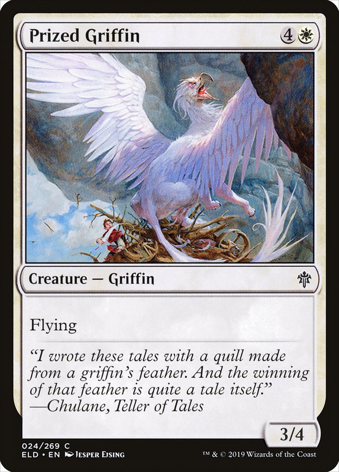 Prized Griffin [Throne of Eldraine] | Card Merchant Takapuna