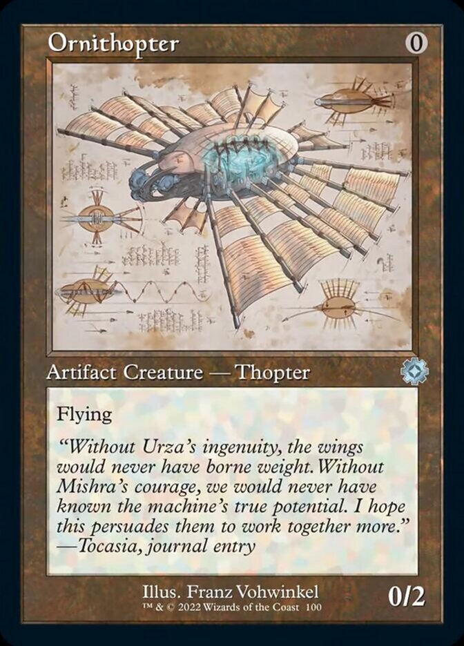 Ornithopter (Retro Schematic) [The Brothers' War Retro Artifacts] | Card Merchant Takapuna