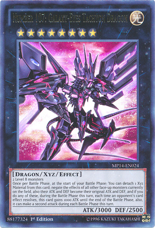 Number 107: Galaxy-Eyes Tachyon Dragon [MP14-EN024] Ultra Rare | Card Merchant Takapuna