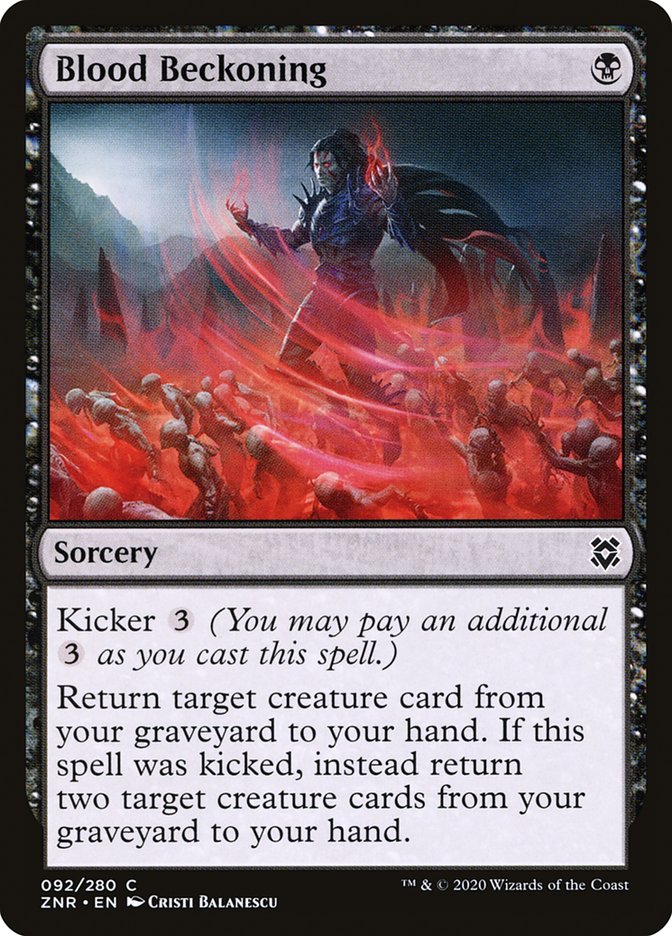 Blood Beckoning [Zendikar Rising] | Card Merchant Takapuna