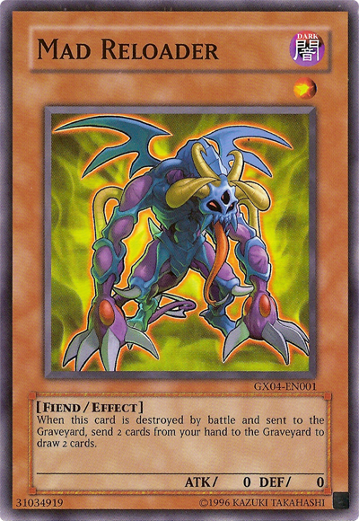 Mad Reloader (GX Tag Force 2) [GX04-EN001] Super Rare | Card Merchant Takapuna