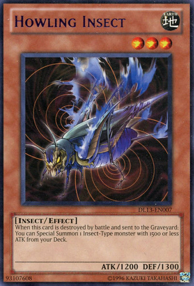 Howling Insect (Purple) [DL13-EN007] Rare | Card Merchant Takapuna
