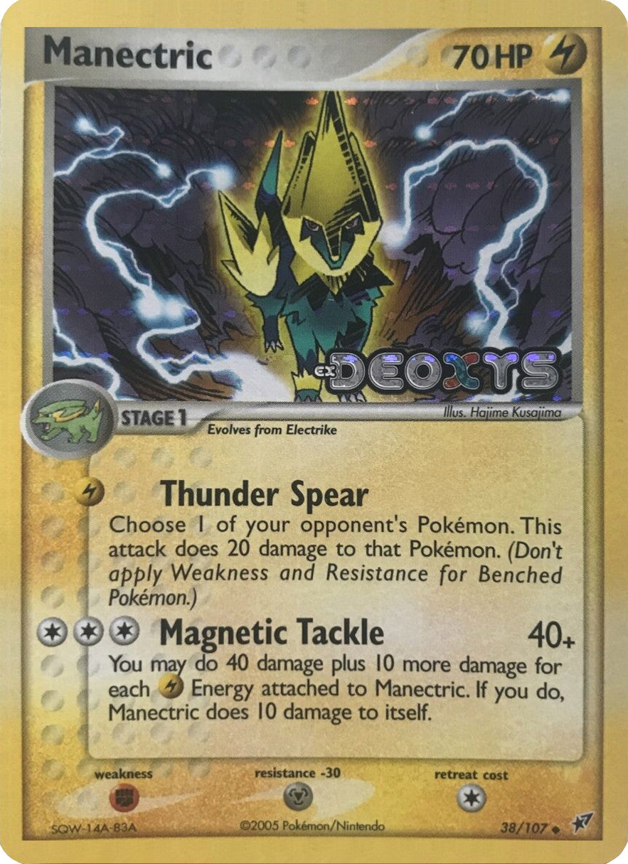 Manectric (38/107) (Stamped) [EX: Deoxys] | Card Merchant Takapuna