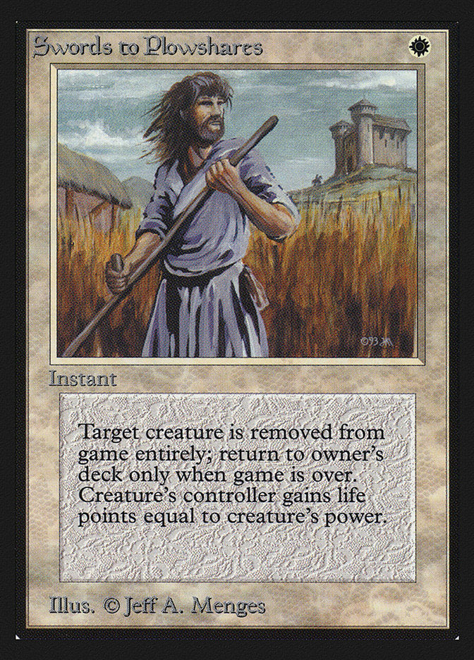 Swords to Plowshares [International Collectors' Edition] | Card Merchant Takapuna