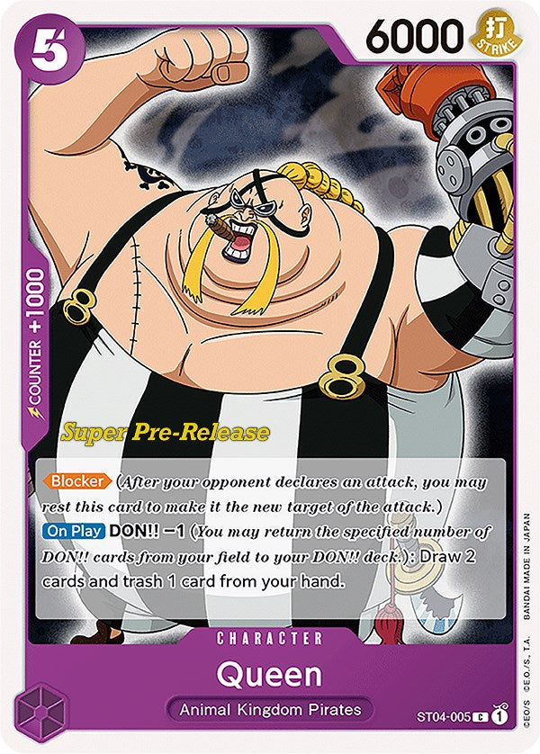 Queen [Super Pre-Release Starter Deck: Animal Kingdom Pirates] | Card Merchant Takapuna