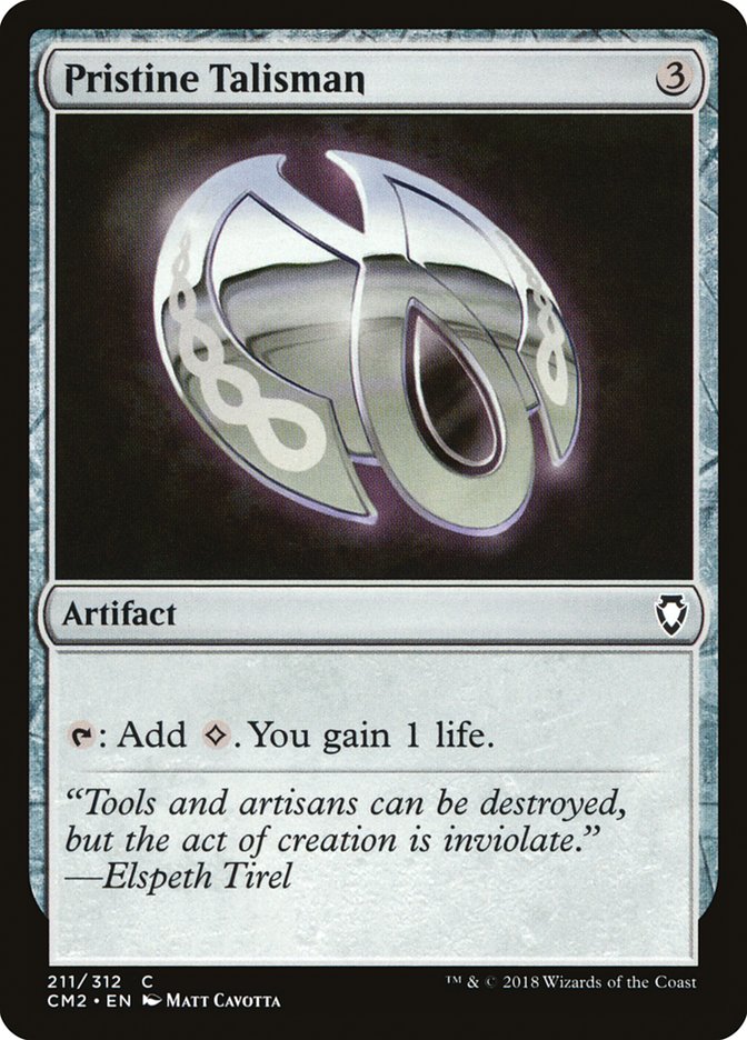 Pristine Talisman [Commander Anthology Volume II] | Card Merchant Takapuna