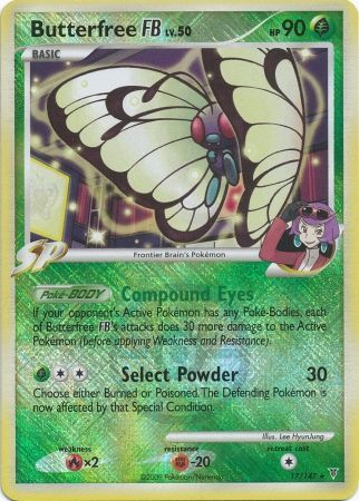 Butterfree FB LV.50 (17/147) (League Promo) [Platinum: Supreme Victors] | Card Merchant Takapuna