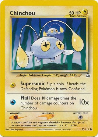Chinchou (55/111) [Neo Genesis Unlimited] | Card Merchant Takapuna
