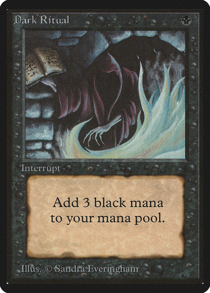 Dark Ritual [Beta Edition] | Card Merchant Takapuna