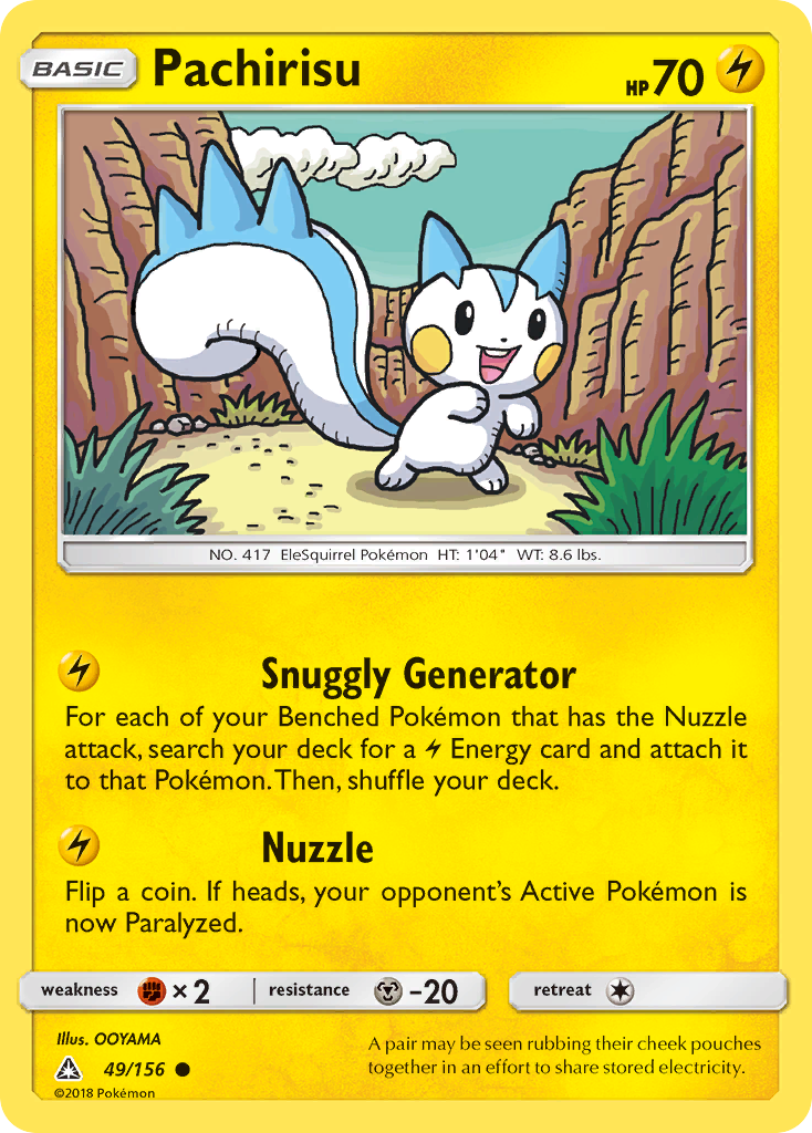 Pachirisu (49/156) [Sun & Moon: Ultra Prism] | Card Merchant Takapuna