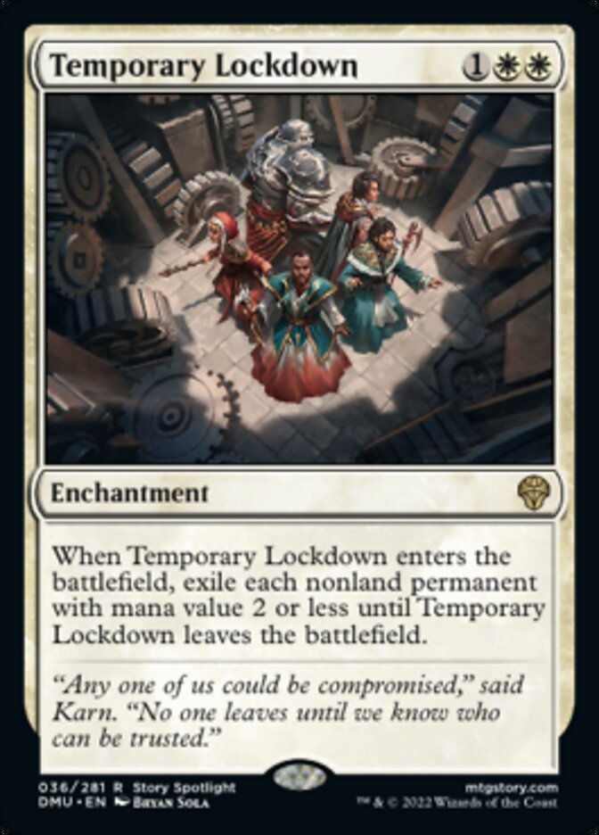 Temporary Lockdown [Dominaria United] | Card Merchant Takapuna